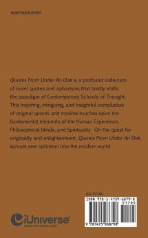 Quotes from Under an Oak