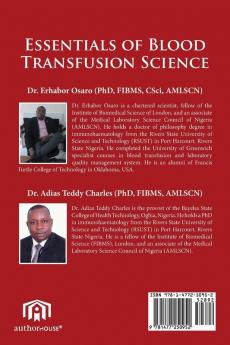 Essentials of Blood Transfusion Science