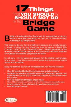 17 Things That You Should or Should Not Do in the Bridge Game