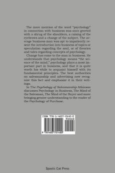 The Psychology of Salesmanship