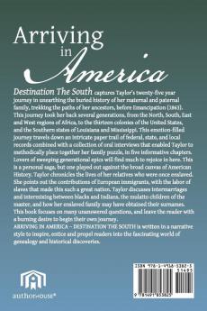 Arriving in America: Destination the South