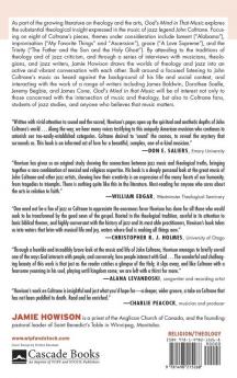 God's Mind in That Music: Theological Explorations Through the Music of John Coltrane