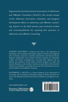 Annual Review of Addictions and Offender Counseling II: Best Practices