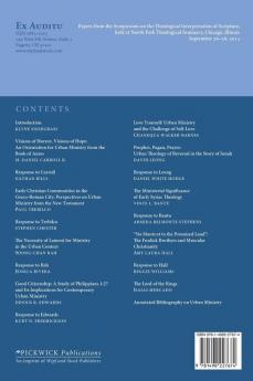 Ex Auditu - Volume 29: An International Journal for the Theological Interpretation of Scripture