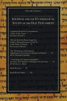 Journal for the Evangelical Study of the Old Testament 4.1