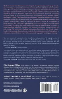 English as a Language of Teaching and Learning for Community Secondary Schools in Tanzania: A Critical Analysis