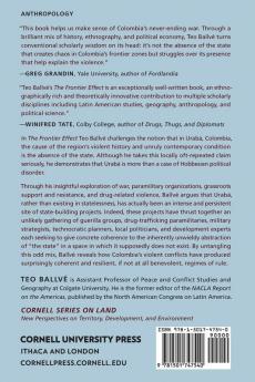 The Frontier Effect: State Formation and Violence in Colombia (Cornell Series on Land: New Perspectives on Territory Development and Environment)