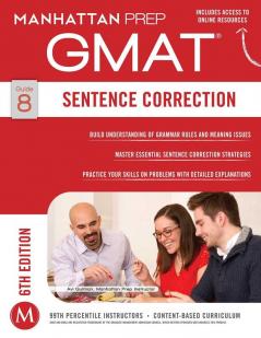 GMAT SENTENCE CORRECTION
