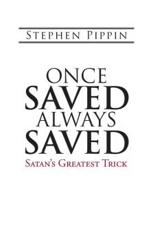 Once Saved Always Saved