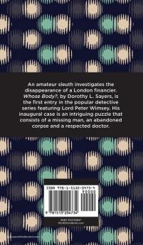 Whose Body?