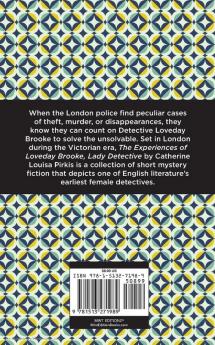 The Experience of Loveday Brooke Lady Detective