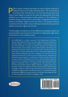 Public Policy and Development in Developing Nations: Selected Cases