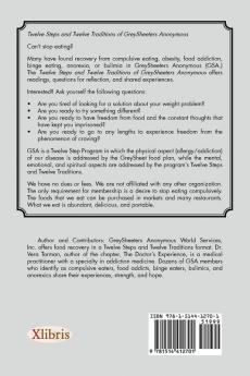 TWELVE STEPS AND TWELVE TRADITIONS of GreySheeters Anonymous