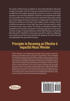 Principles to Becoming an Effective & Impactful Music Minister