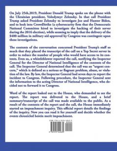 US House of Representatives: The Trump-Ukraine Impeachment Inquiry Report