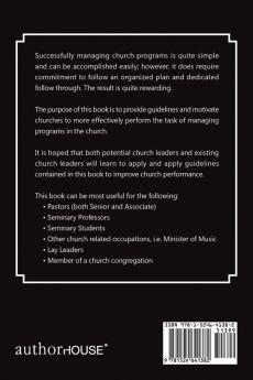 Church Program Management