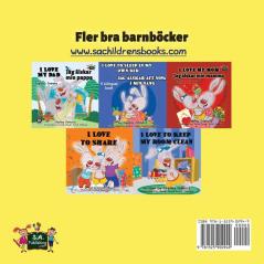 I Love to Eat Fruits and Vegetables (Swedish Edition) (Swedish Bedtime Collection)