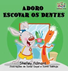 I Love to Brush My Teeth (Portuguese language children's book): Brazilian Portuguese (Portuguese Bedtime Collection)