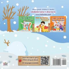 I Love Winter (English Thai Bilingual Book for Kids) (English Thai Bilingual Collection)