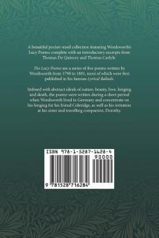 The Lucy Poems;Including an Excerpt from 'The Collected Writings of Thomas De Quincey'
