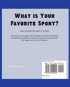 My Favorite Sport: Cricket