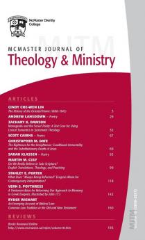 McMaster Journal of Theology and Ministry: Volume 18 2016-2017