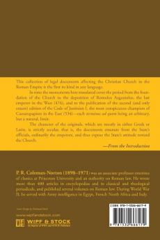 Roman State & Christian Church Volume 3: A Collection of Legal Documents to A.D. 535