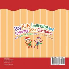 Puzzles Games for Kids. Big Kids Learning and Coloring Book Christmas with Color by Number and Dot to Dot Puzzles for Unrestricted Edutaining Experience