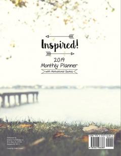 Inspired! 2019 Monthly Planner with Motivational Quotes