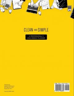 Clean and Simple: A Professional's 2022 Weekly Planner