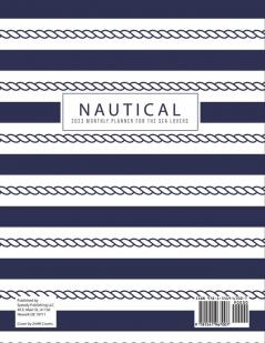 Nautical 2023 Monthly Planner for the Sea Lovers