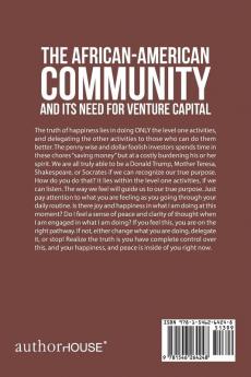 The African-American Community and Its Need for Venture Capital