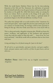 The Quest for Meekness and Quietness of Spirit