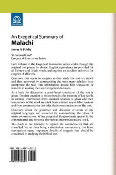 An Exegetical Summary of Malachi