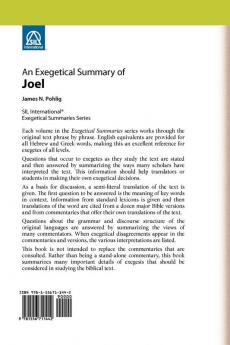 An Exegetical Summary of Joel