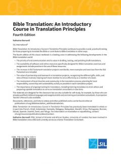 Bible Translation: An Introductory Course in Translation Principles Fourth Edition