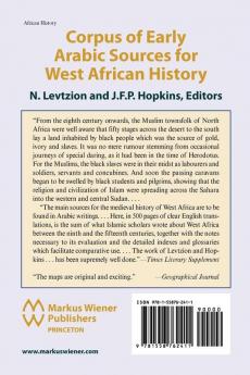 Corpus of Early Arabic Sources for West African History