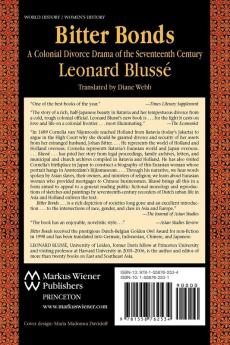 Bitter Bonds: A Colonial Divorce Drama of the Seventeenth Century