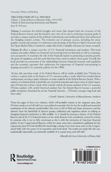 Evolution of US Finance: v. 2: Restructuring Institutions and Markets