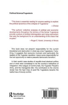 Tragedy of Yugoslavia: The Failure of Democratic Transformation