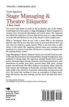 Stage Managing and Theatre Etiquette