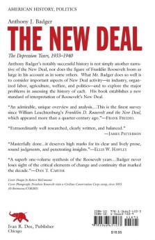 The New Deal: the Depression Years 1933-40