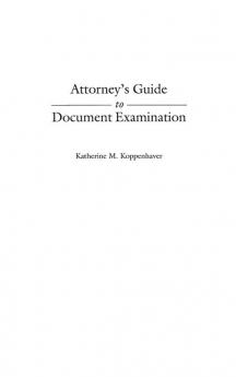 Attorney's Guide to Document Examination