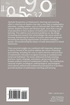 Multiple Perspectives on Mathematics Teaching and Learning: 1 (International Perspectives on Mathematics Education V. 1)