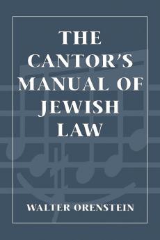 Cantor's Manual of Jewish Law