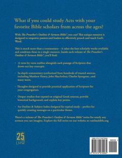 Preacher's Outline & Sermon Bible-KJV-Acts