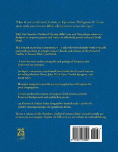 Preacher's Outline and Sermon Bible-KJV-Galatians-Colossians (Preacher's Outline & Sermon Bible-KJV)