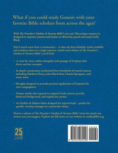 The Preacher's Outline & Sermon Bible - Vol. 1