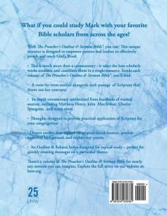Preacher's Outline & Sermon Bible-NIV-Mark (Preacher's Outline & Sermon Bible-KJV)