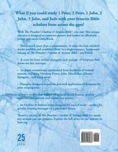 Preacher's Outline & Sermon Bible-NIV-Peter-Jude